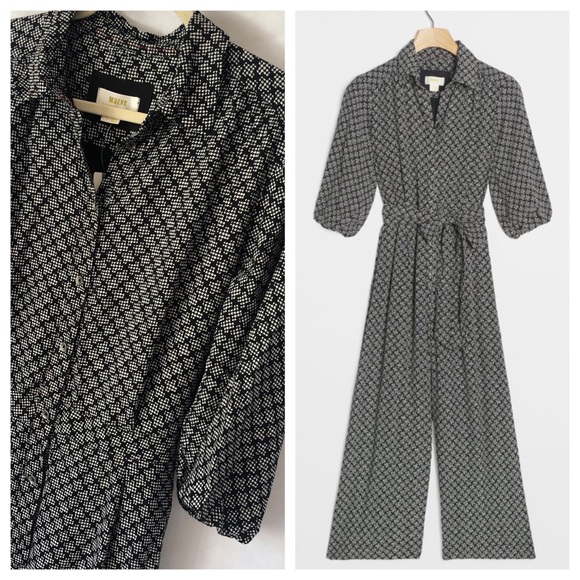 Anthropologie Pants - Anthropologie Maeve Myka Wide-Leg Jumpsuit 12